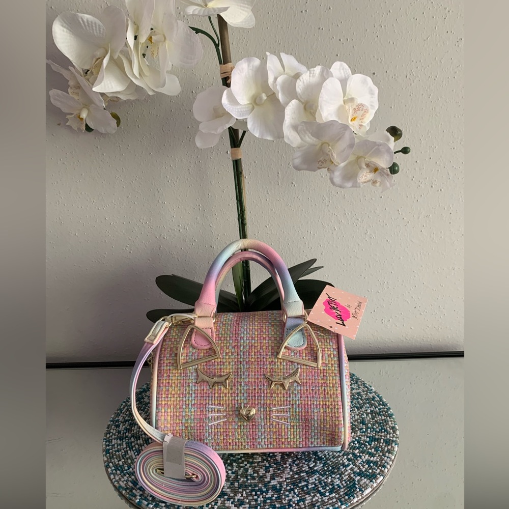 NWT Betsey Johnson Mini Barrel Rainbow 🌈 LBHARLEY